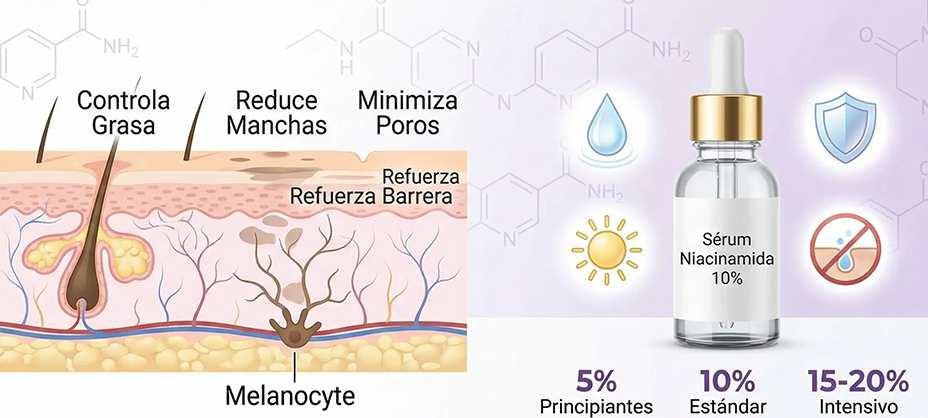 ¿Qué es la niacinamida y por qué la necesitas?